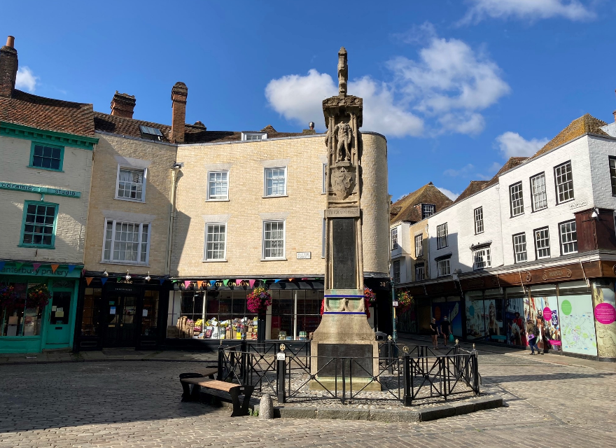 The Buttermarket and War Memorial